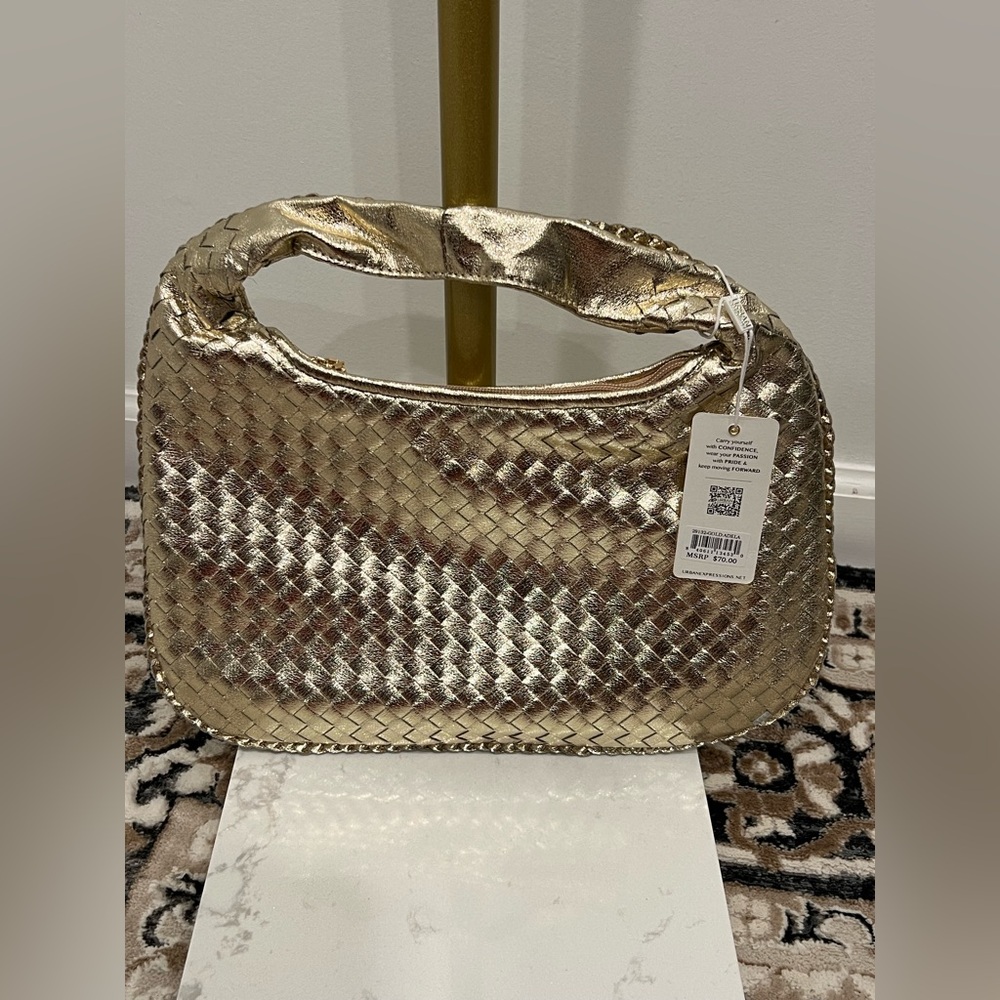 NWT Gold bag